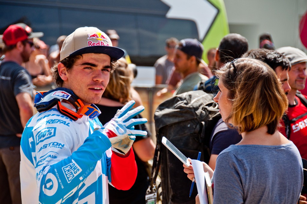 Loic Bruni itw crankworx 2015 2 alpes