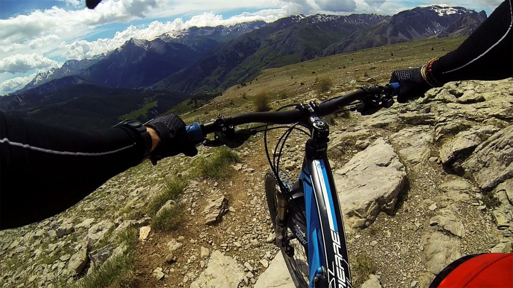 VTT Ubaye descente Fouillouse