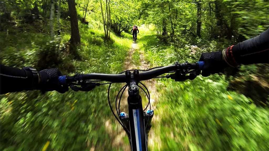 VTT Ubaye descente St Paul