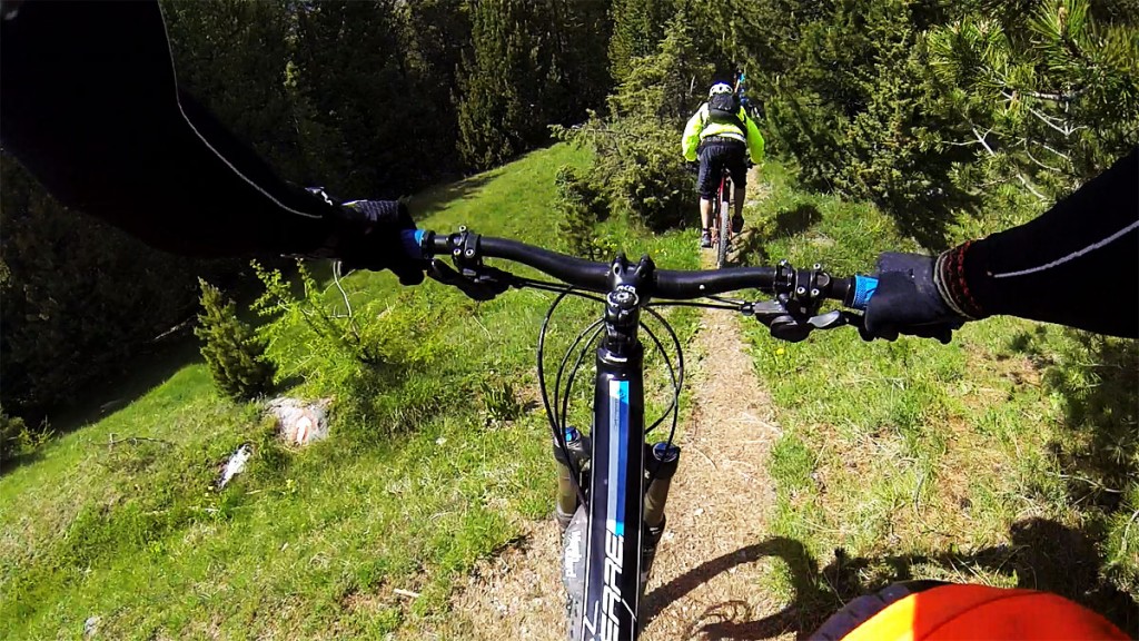 VTT Ubaye descente St Paul