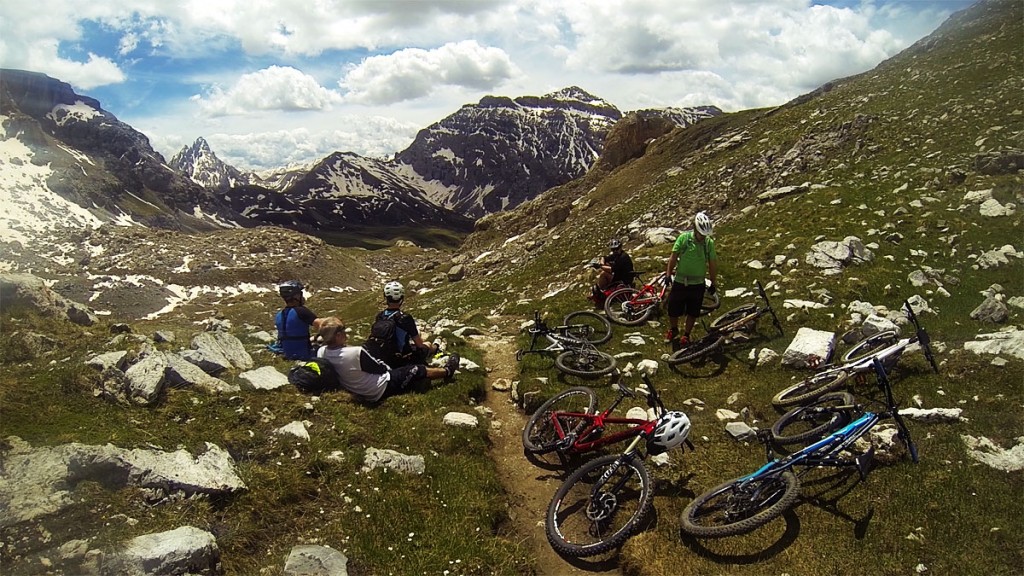 VTT Ubaye montée pas de la coletta