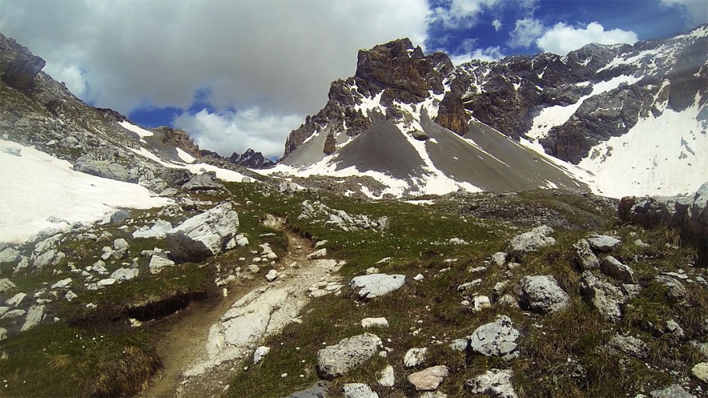 VTT Ubaye montée pas de la coletta