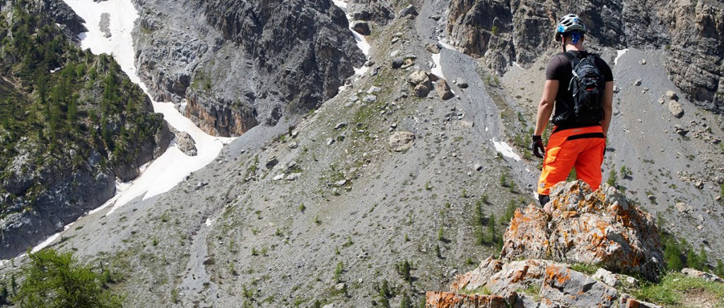 VTT Ubaye rochers St Ours