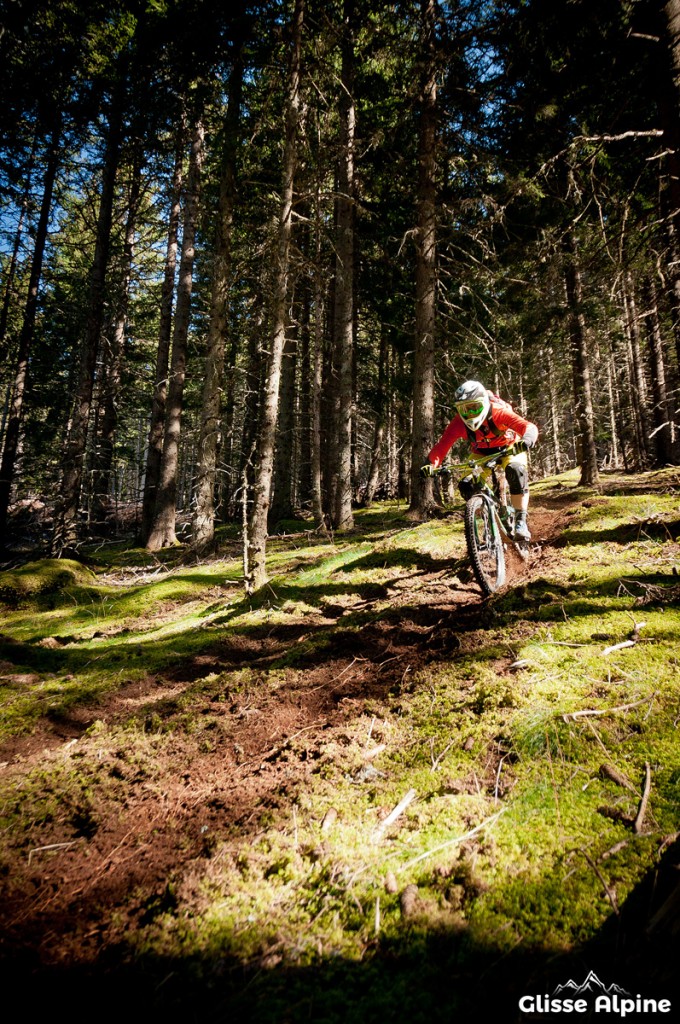 7 Laux bikepark - Secret spot dans la mousse