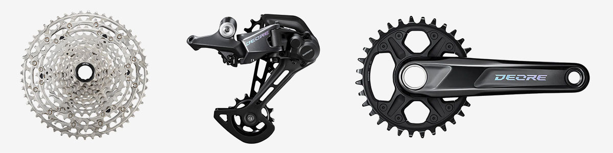 Kit Transmission VTT 21 Vitesses – Dérailleurs, Manettes, Chaîne, Roue Libre, Pédalier En Alliage Aluminium