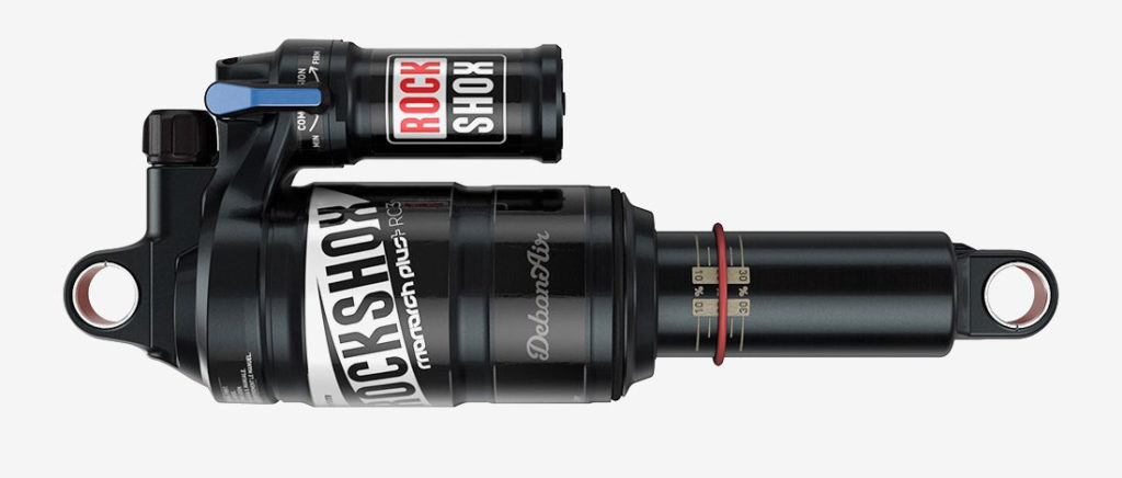 AMORTISSEUR CADRE VTT ROCKSHOX MONARCH RL REGLABLE/BLOCABLE 165mm X 38mm Detente 1